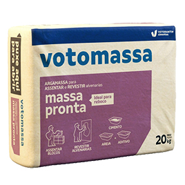 Argamassa Massa Pronta Multiplo uso Votomassa 20kg - Votorantin