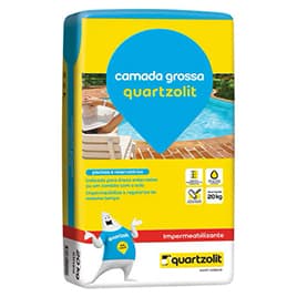 Argamassa Pronta Camada Grossa 20Kg - Quartzolit