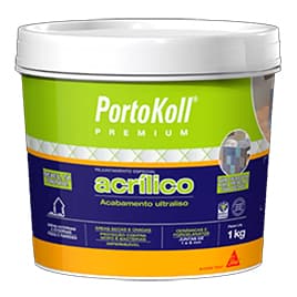 Rejunte Acrílico 1kg Diversas Cores - Portokoll