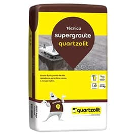 Argamassa Super Graute Uso Externo e Interno 25kg - Quartzolit